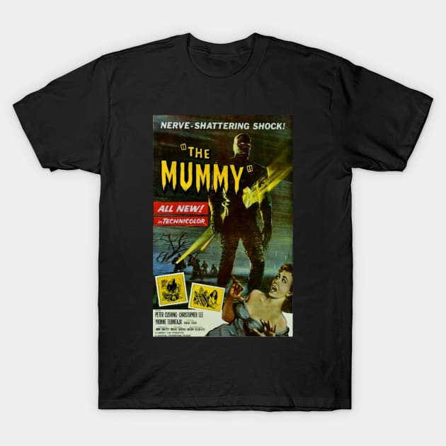 Classic Horror Movie Poster - The Mummy T-Shirt by Starbase79